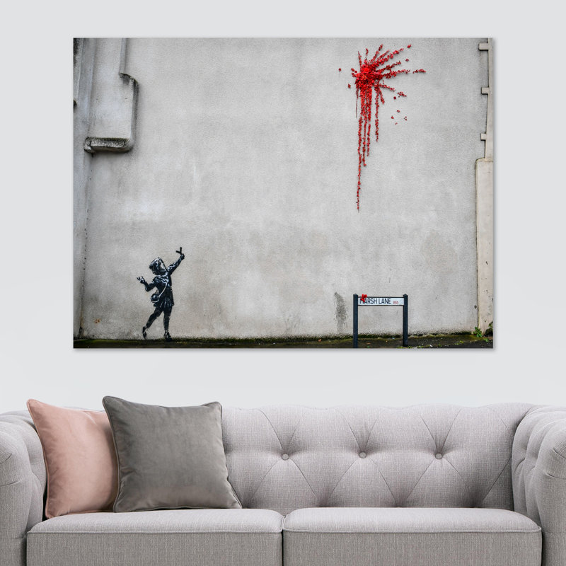 Valentine - Wrapped Canvas Print, 84cm H x 120cm W x 4cm D