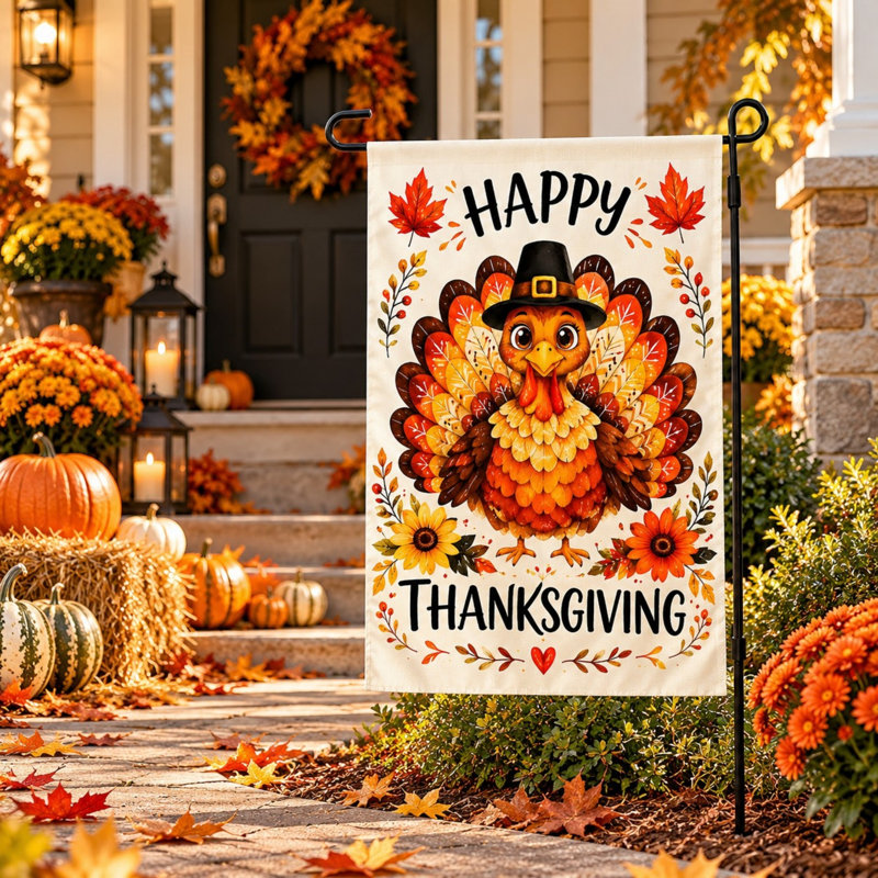 Weather Resistant Hanging Thanksgiving Outdoor Decoration Figure