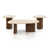 3 Pieces: Coffee Table, 2 End Tables