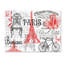 « paris plateau 2 », art textuel sur toile tendue-31332391
