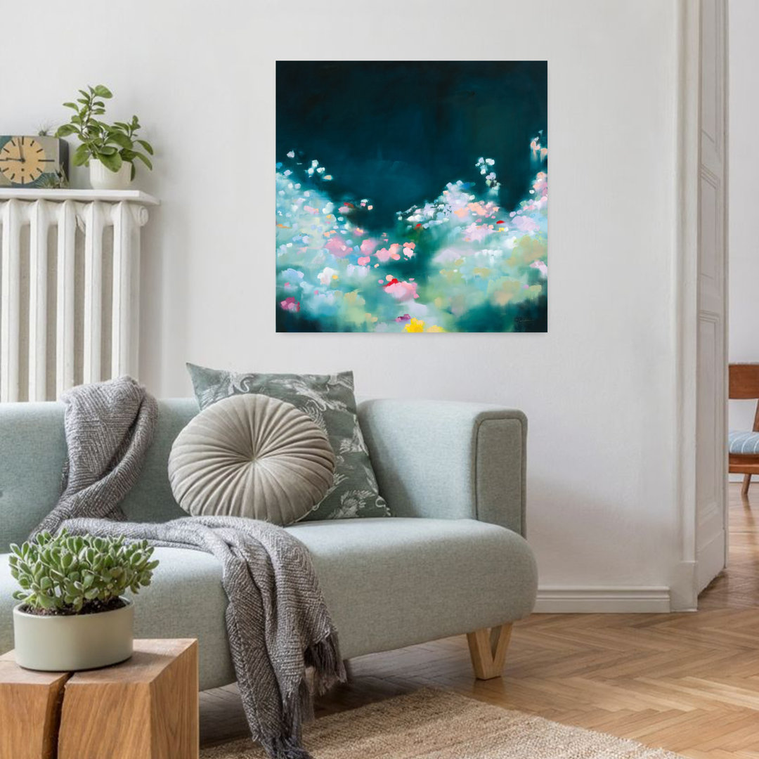 Contemporary Art Abstract Landscape Flower Art
