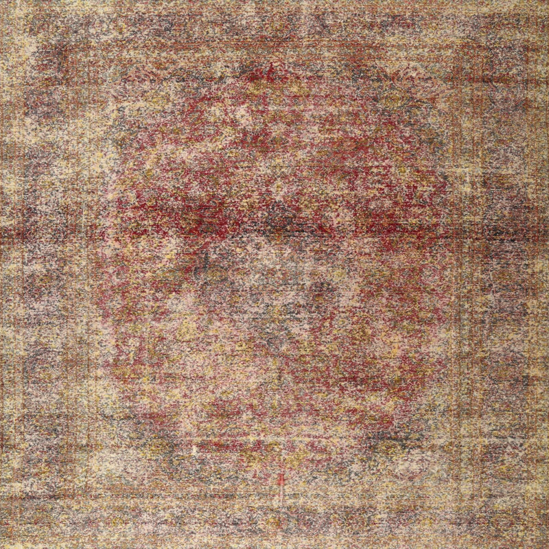Oriental Indoor Rug, Square 3'