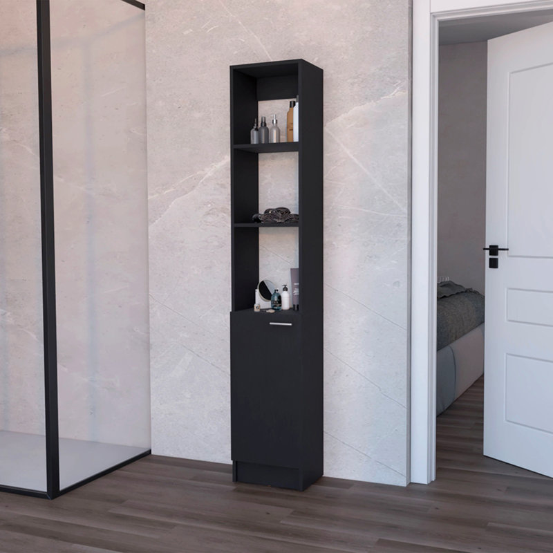 Armoire à linge 1 porte Wenge