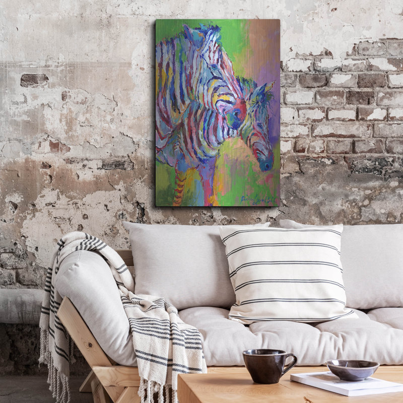 " Zebra " by Richard Wallich, 36" H x 24" W