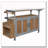 Foldable Outdoor Kitchen Island Patio Mobile Kitchen Cart Portable Outdoor Cooking Island with Lockable Wheels-124797744