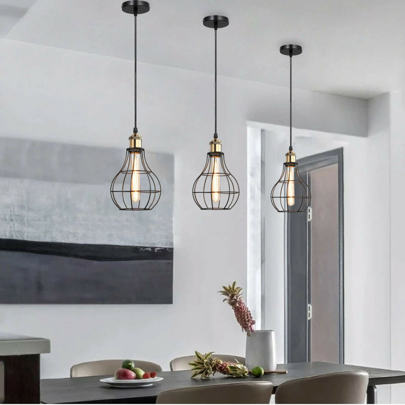 Autaugaville 1 - Light Black Single Pendant