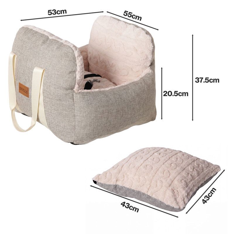 Pet Bed, 55, Brown