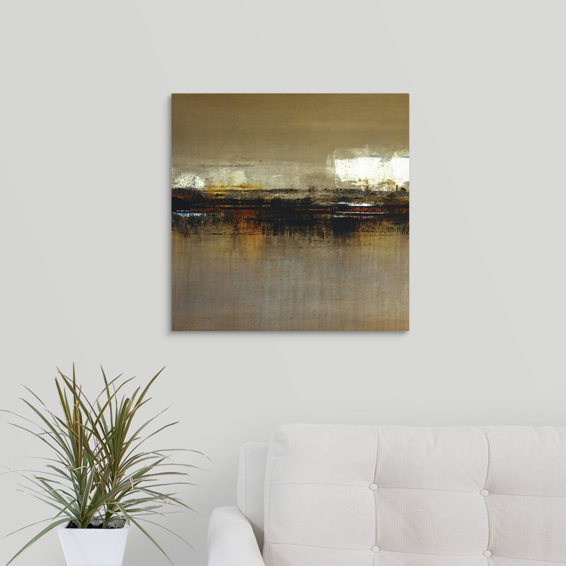 « rustique view i », reproduction, Toile tendue, H 20 po x l 20 po x P 1,5 po