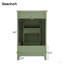 [Viedo] Petite armoire de meuble-lavabo moderne de 20 pouces avec lavabo en céramique - 20 * 14,5 * 33,3 pouces, beaucoup de rangement, 1 porte à fermeture douce-53892040