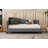L-Shaped Linen Daybed, With Solid Wood Legs-26076399-26076398