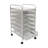 Rolling Storage Cabinet With Drawers-1206046758