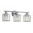 3-light Chrome Crystal Vanity Light Modern Design Damp Rated For Glam Bathroom & Bedroom Mirror-645404473