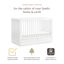 Lit de bébé convertible 3-en-1 avec rangement Bento-60933169