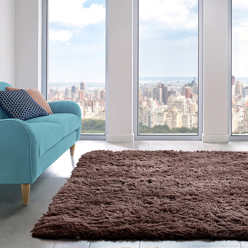 Lonne Supersoft Shaggy High Pile Rug, Rectangle 200 x 290cm