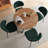 4-Seater Round Kitchen Table Chairs Set