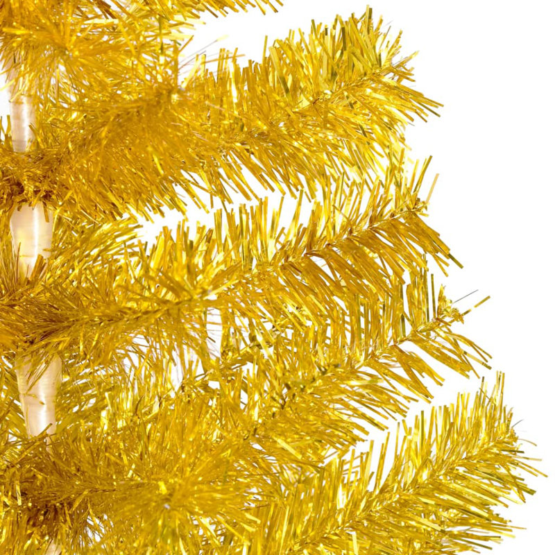 Arbre de Noël artificiel illuminé avec ensemble de décoration de fête en PVC