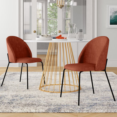 Fiddlewood 48cm H Cotton Upholstered Side Chair