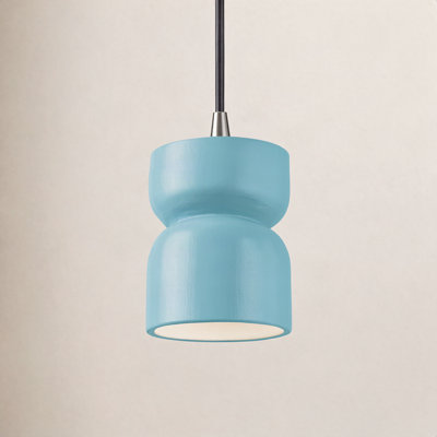 Leni Ceramic Hourglass Single Pendant
