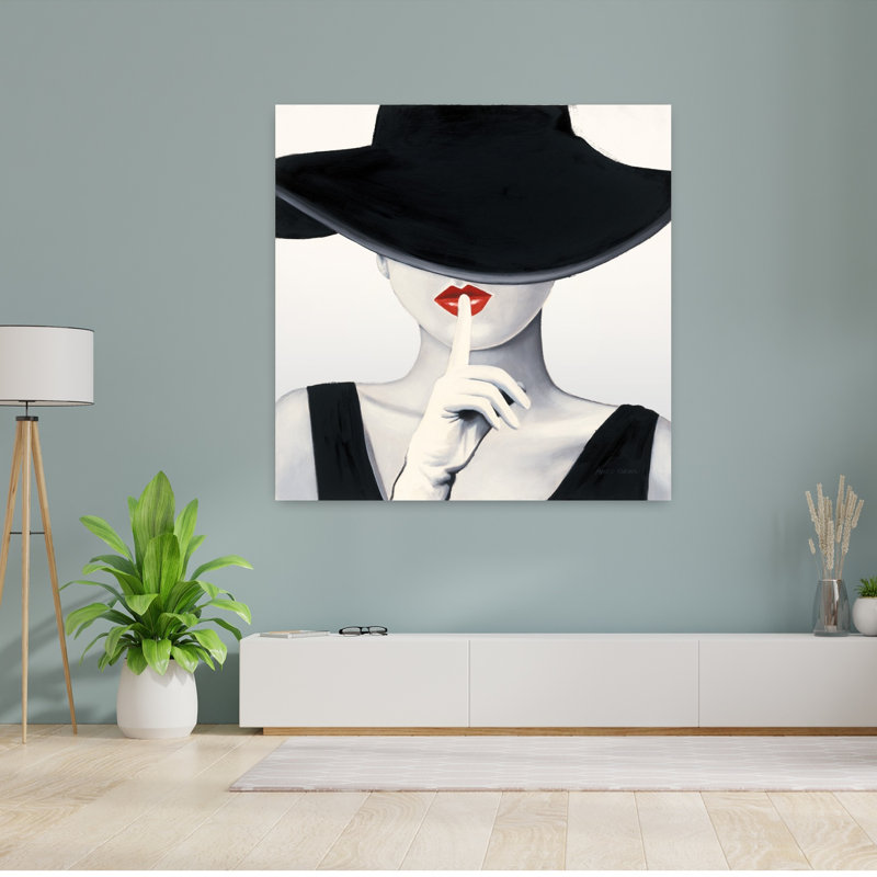 Haute Chapeau, art contemporain argenté, H 48 po x l 48 po