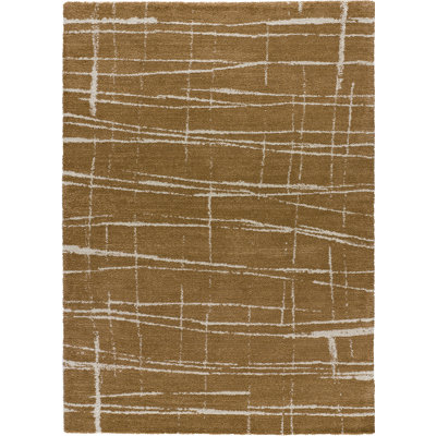 Abstract Shag Area Rug