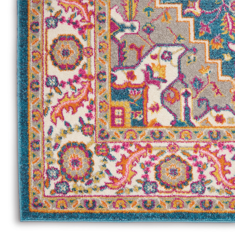 Oriental Area Rug, Rectangle 114 x 175cm