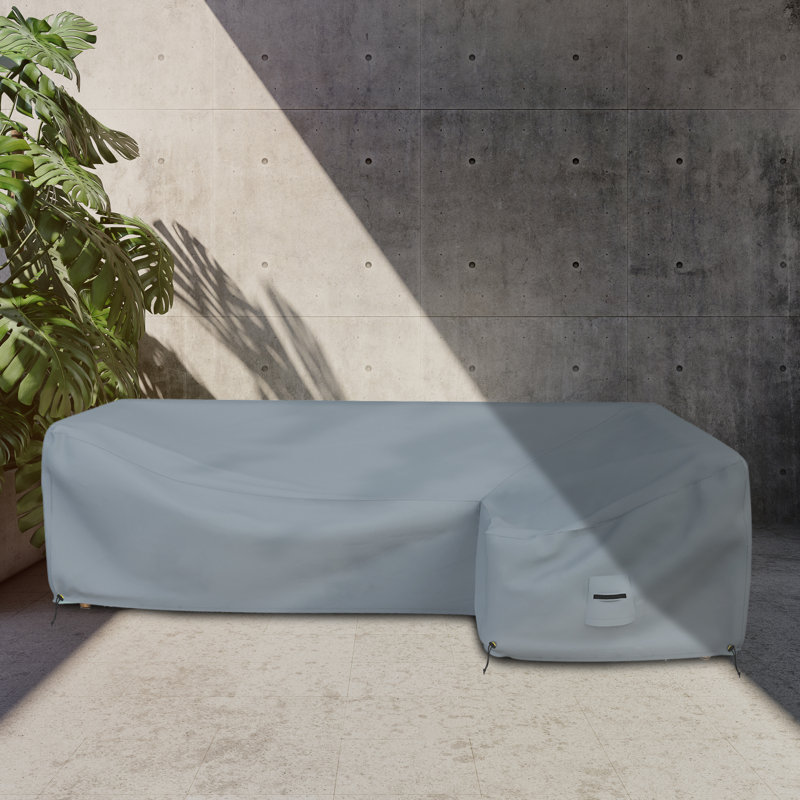 Outdoor Cover, Grey, 83.8cm H x 228.6cm W x 88.9cm D