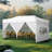 10x20 Commercial Canopy Tent With Sidewalls