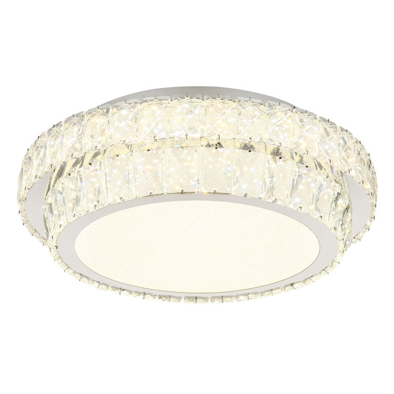 Dipaolo Crystal LED Flush Mount