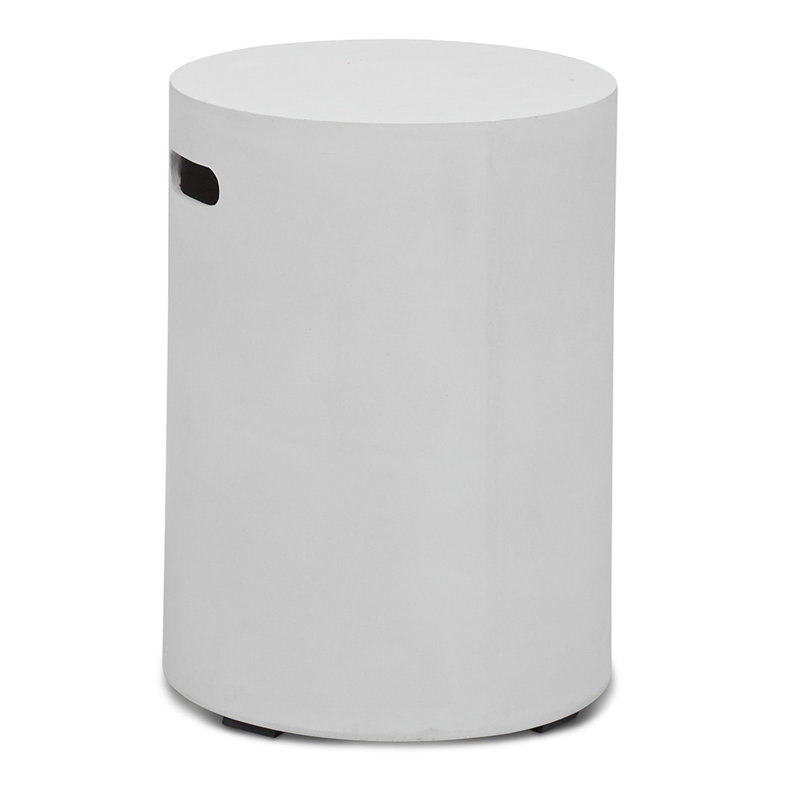 Mixx Cylinder Stool, Ivory
