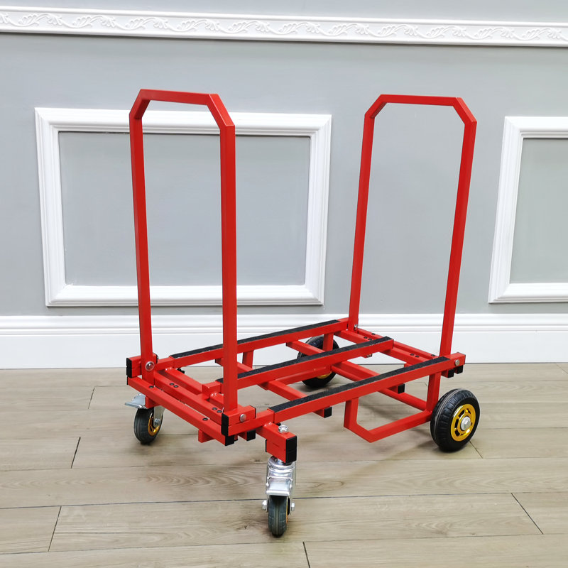 Fixturedisplays® extensible jusqu'à 45 po, chariot de transport pliable, pliable et léger, chariot manuel, chariot plateforme 10197