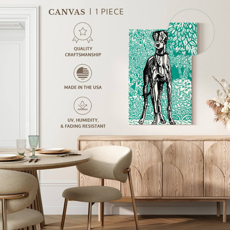 Brampt Greyhound I, 24" H x 16" W