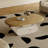 Table basse ovale en bois