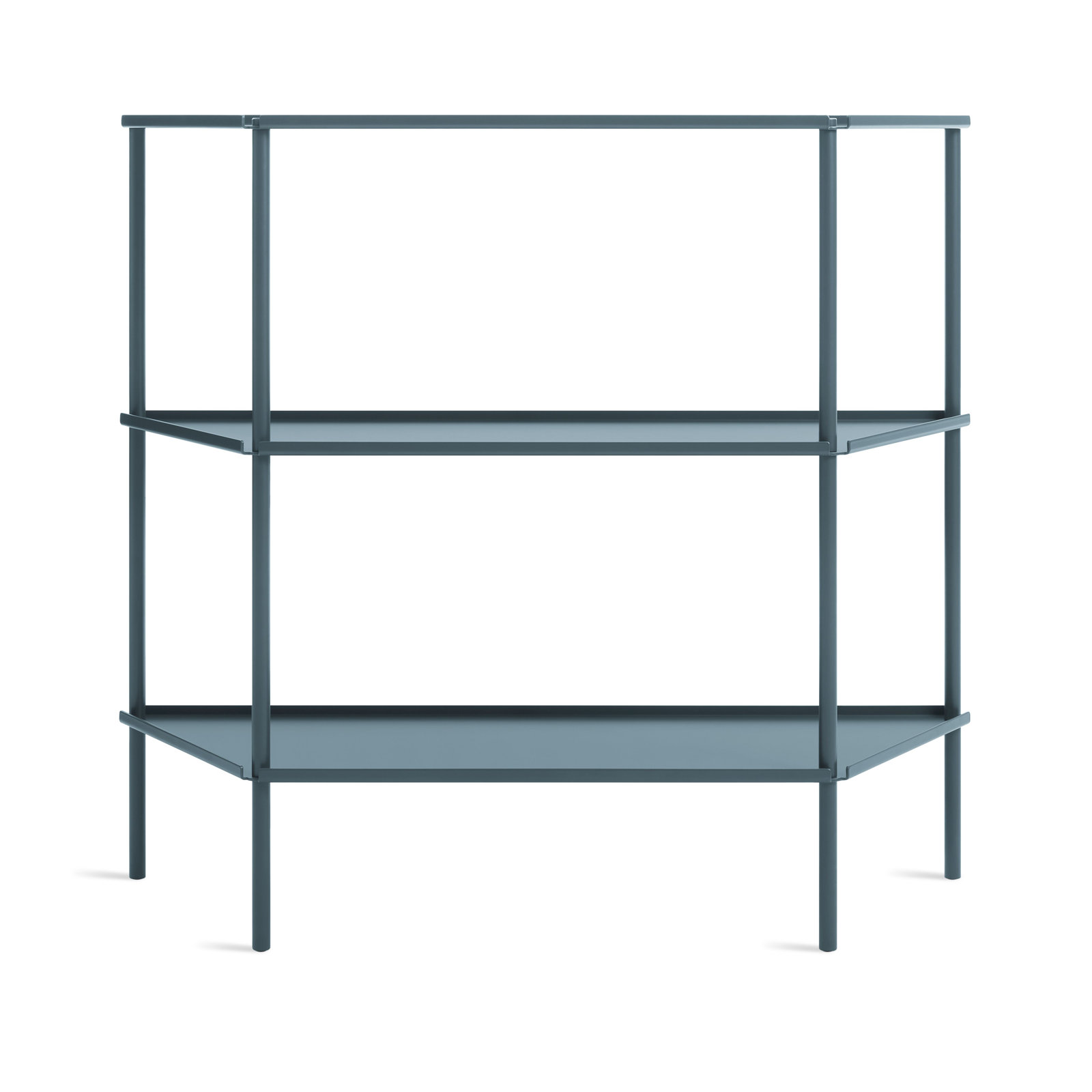Not for Nothing 34" H x 38" W x 13 D" Shelving Unit, Marine Blue