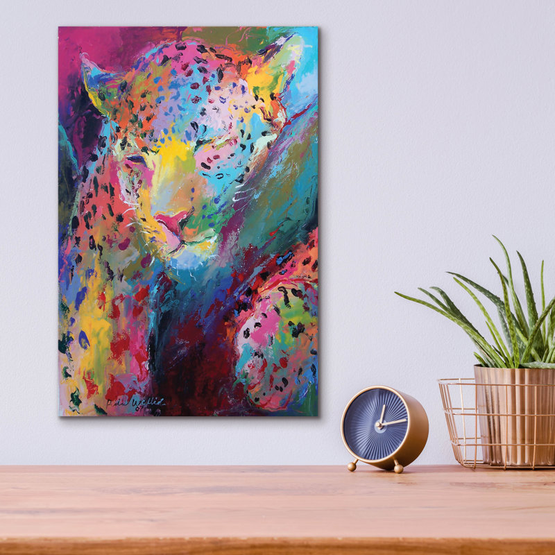 «Leopard 3» par Richard Wallich, H 16 po x l 12 po x P 0,13 po