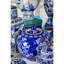 Ensemble de vases, bocaux, bols et pichets décoratifs bleus et blancs de 22 po Collection Ceramique de Canton