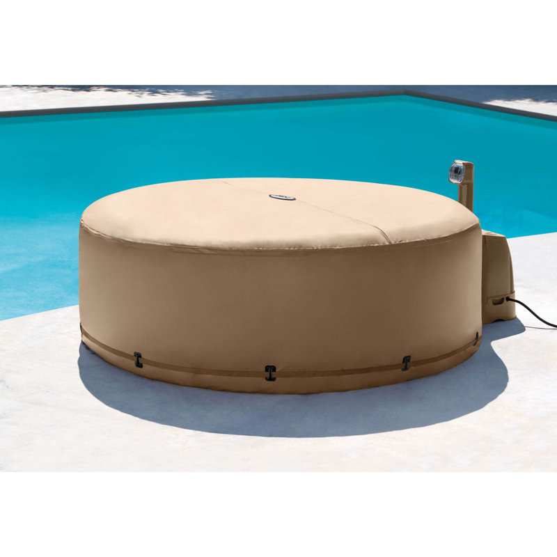 Intex Circle Hot Tub Cover in Tan