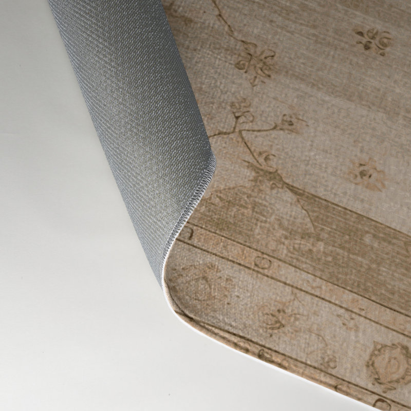 Tapis d'intérieur et d'extérieur surteint beige
