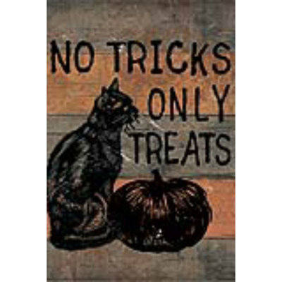 No Tricks - Wrapped Canvas Print
