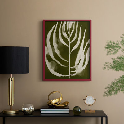 Organic Bloom IV Framed Print - Solid Wood