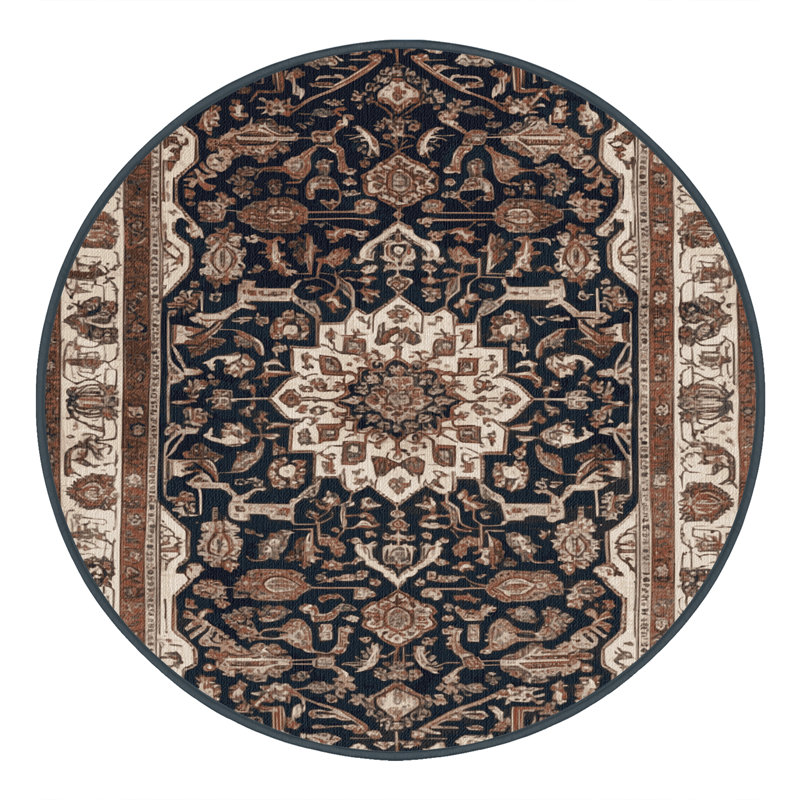 Tapis brun lavable à la machine
