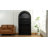 78.74" Tall 4-Tier Arched Bookcase with Open Display Storage Shelf-1762111085