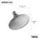 Kohler Forte 1.75 gpm Multifunction Wall Mount Showerhead, Three Spray Settings, 5.5" High Pressure Spray Head