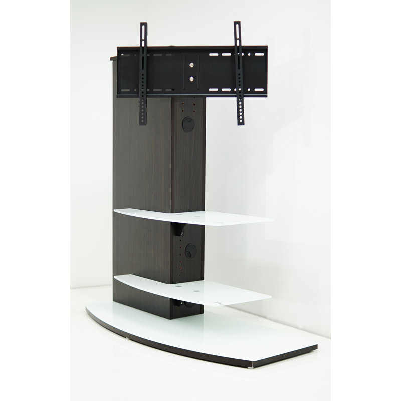 Unfinished TV Stand for TVs up to 49", Wenge and white