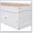 Platform Storage Bed With 3 Drawers Solid Wood Structure - Twin Bed Frame With Drawers, Constructed from high quality solid pinewood-355802820