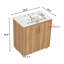 Meuble-lavabo de salle de bain sur pied 30 po Modern