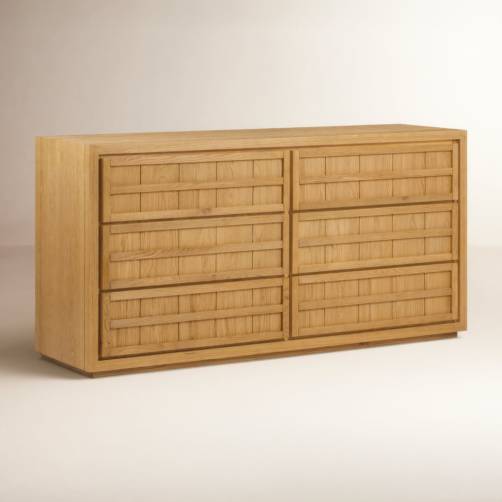 Scotty 6 - Drawer Double Dresser, Natural