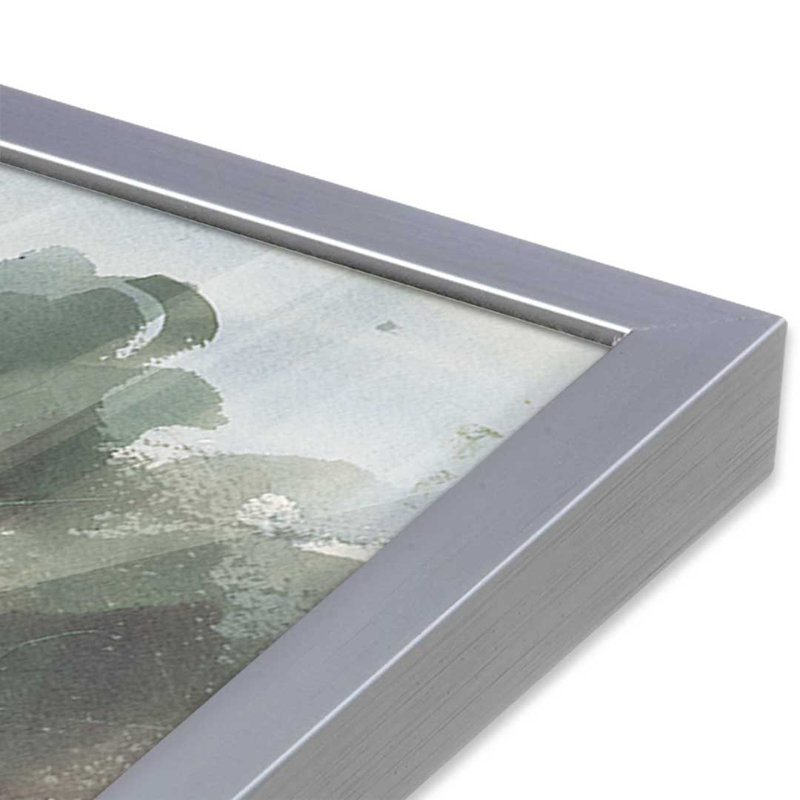 «Connecticut Valley Farm» par Stephen Calcasola, reproduction d'art, H 18 po x l 24 po, Silver