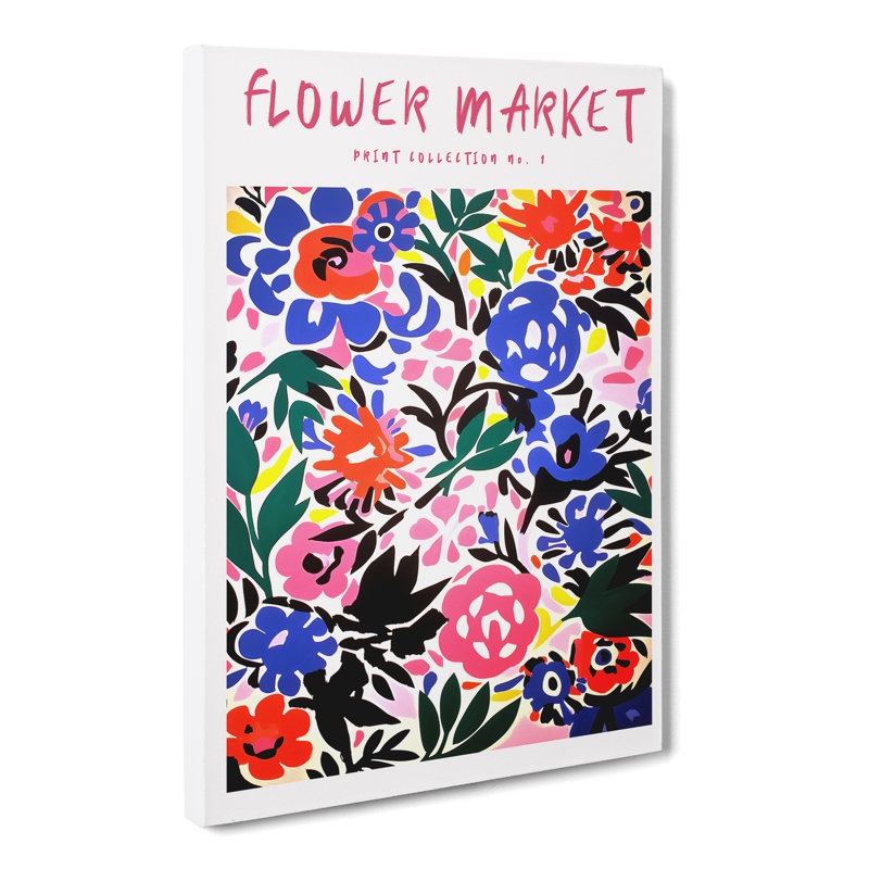 Flower Market Exhibition Collection No.1 - Wrapped Canvas, 91cm H x 60cm W x 3cm D