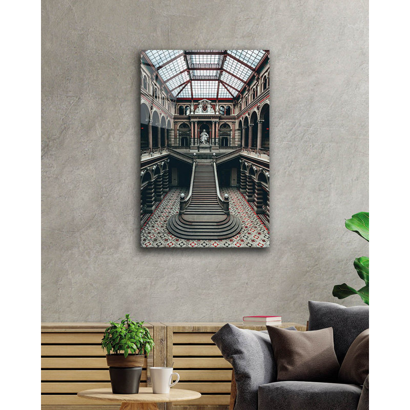 Superbe peinture décorative en verre trempé de 23,6 po x 35,4 po | 100% verre trempé, épaisseur: 0,16 pouce | Parfait pour la décoration intérieure, l'esthétique moderne et l'art mural élégant