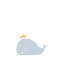 Baleine avec couronne - impression d'art graphique-52874200-52874217-52874198